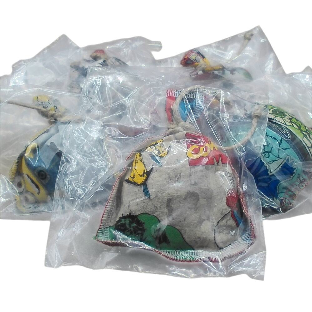 Handmade Catnip Toy Satchels Fandom Themed Lot of 5